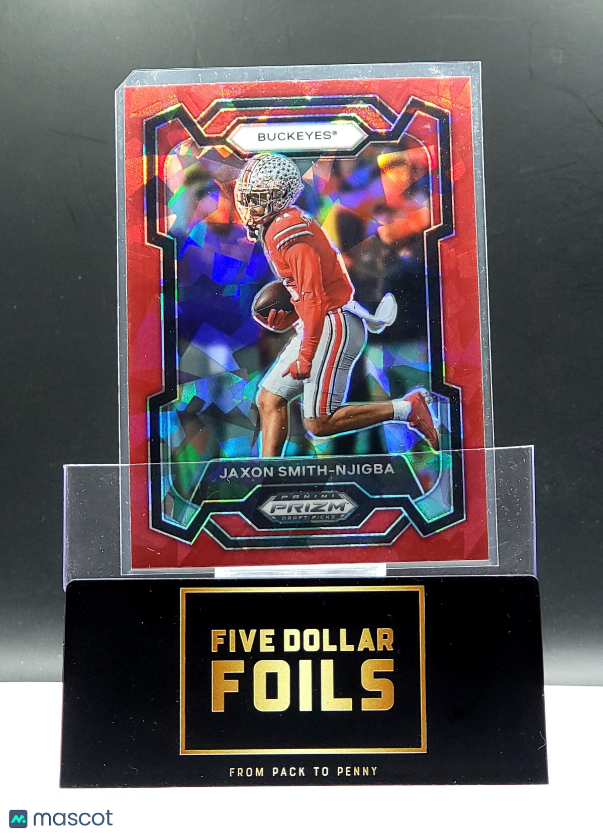 2024 Panini Prizm Draft Picks #81 Jaxon Smith-Njigba Red Ice