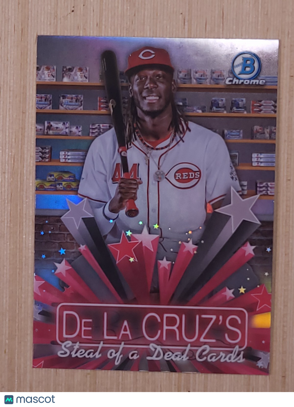 2025 Bowman Elly De La Cruz Chrome Card Shop HS-15