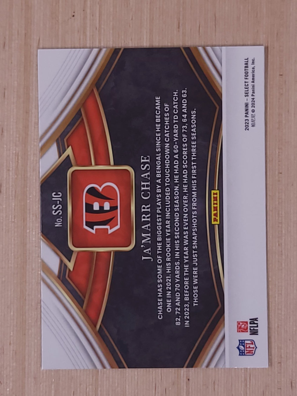 2023 Panini Select - Snapshots Ja'Marr Chase #SS-JC