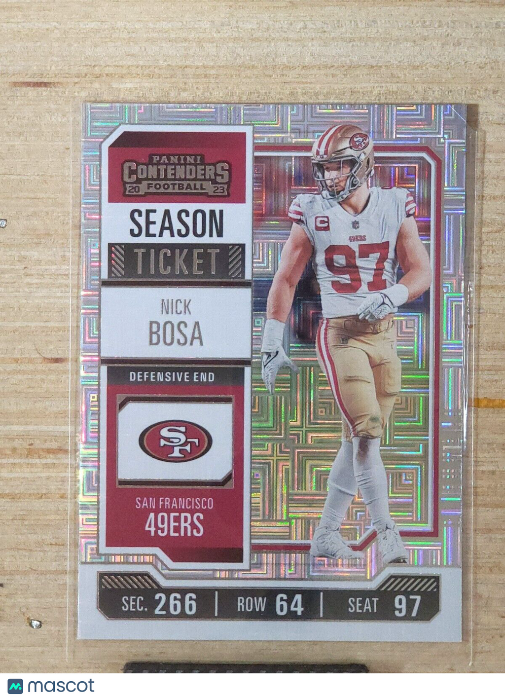 2023 Panini Contenders - Season Ticket #88 Nick Bosa