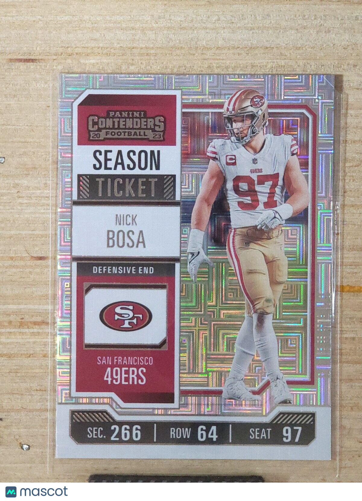 2023 Panini Contenders - Season Ticket #88 Nick Bosa