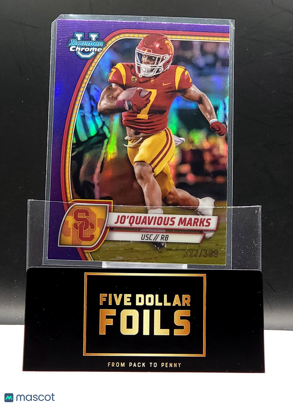 2024 Bowman University Chrome - #102 Jo'Quavious Marks Purple 327/399