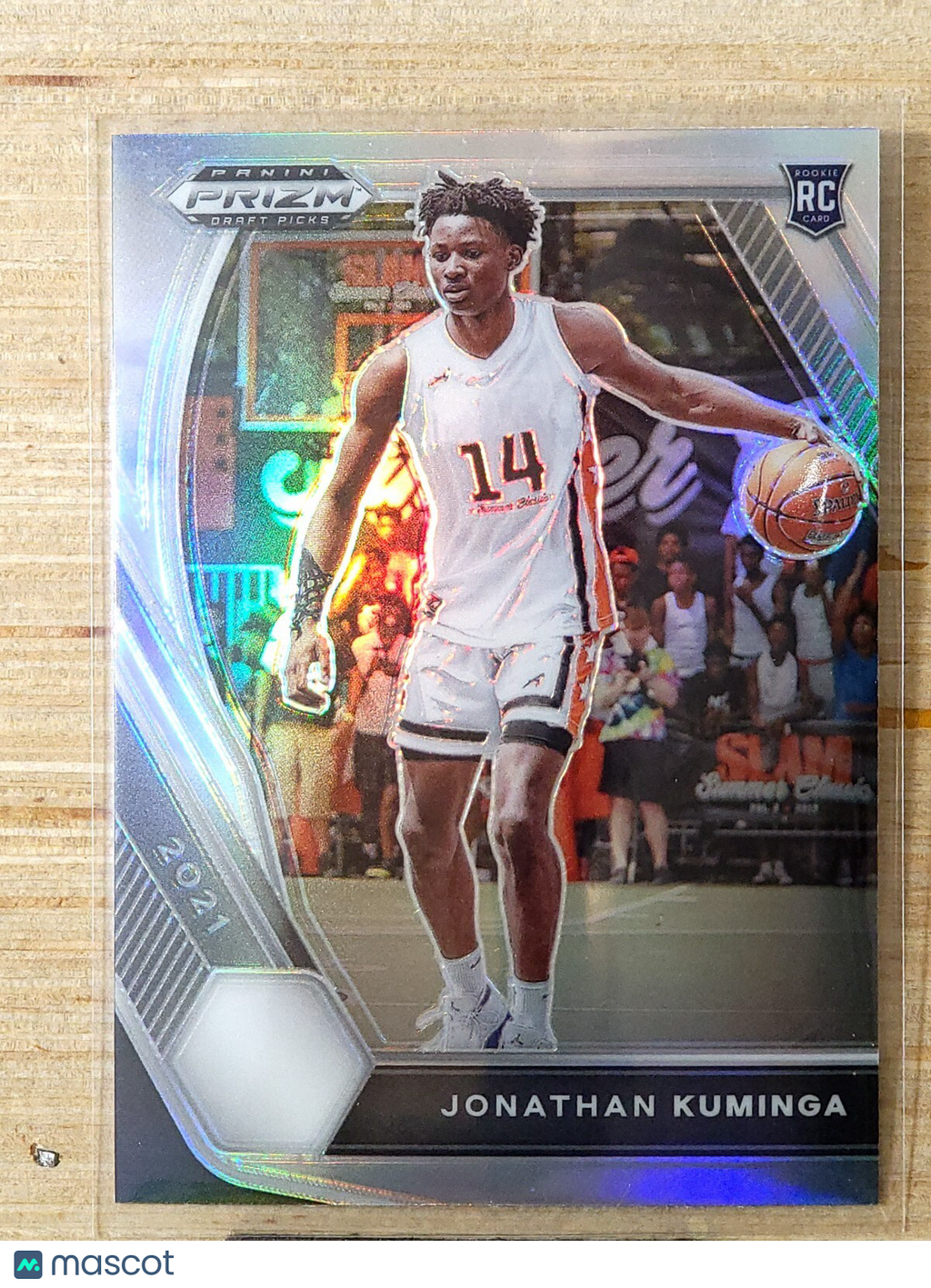 2021-22 Panini Prizm Draft Picks #5 Jonathan Kuminga Silver Prizm