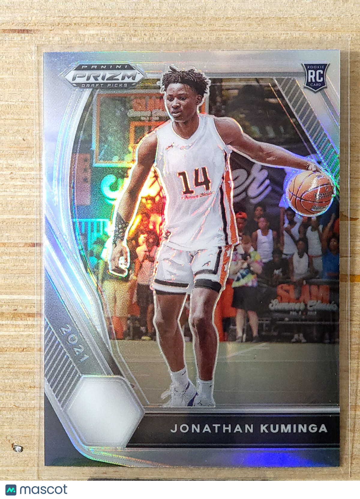 2021-22 Panini Prizm Draft Picks #5 Jonathan Kuminga Silver Prizm