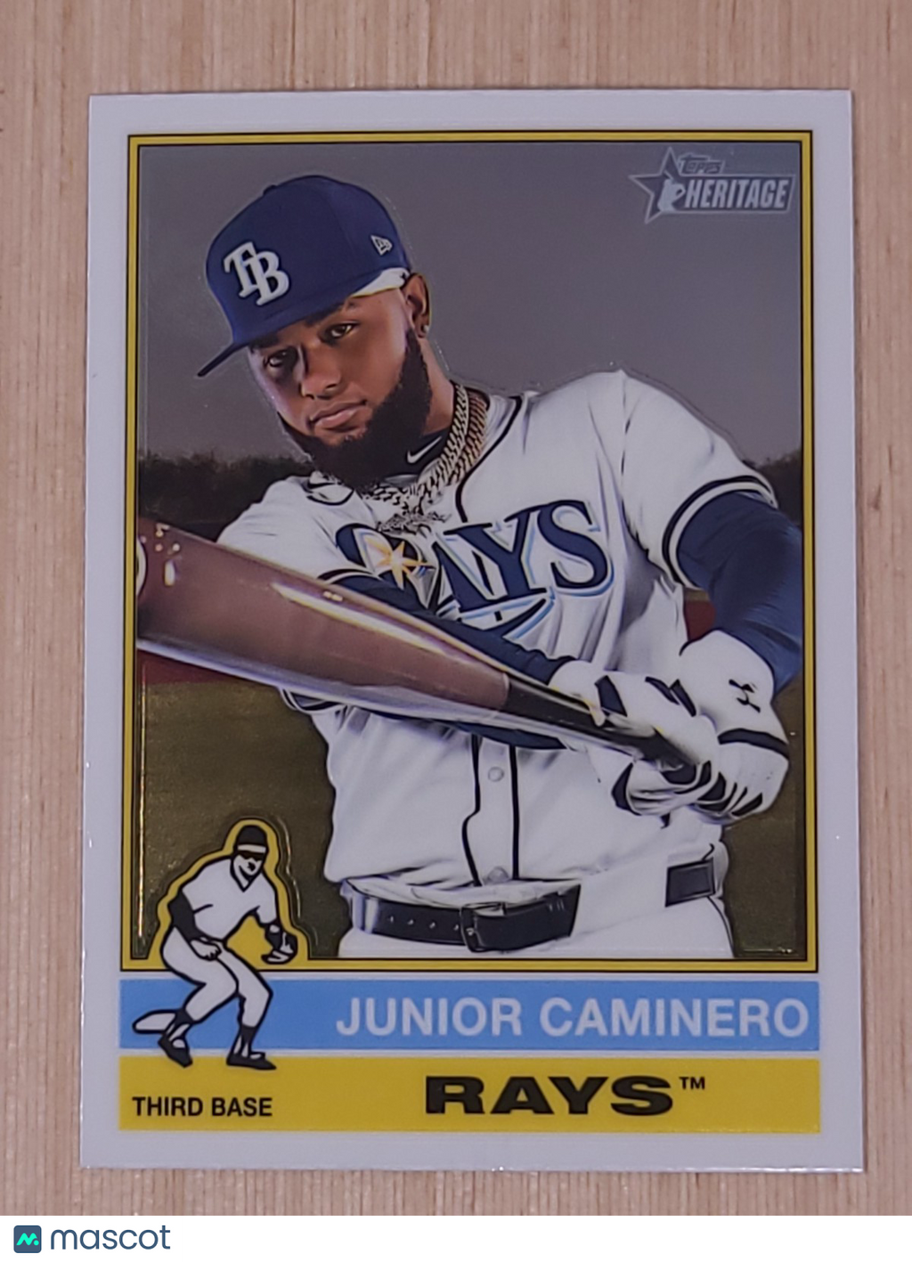 2025 Topps Heritage - Junior Caminero #280 Chrome Chrome