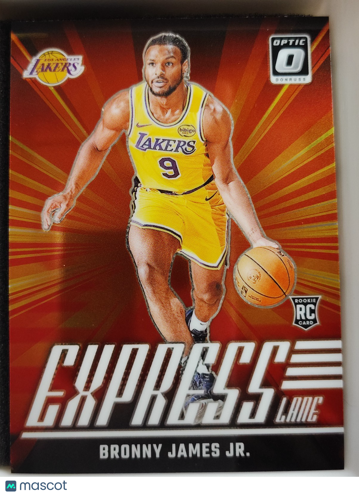 2024-25 Panini Donruss Optic Express Lane #4 Bronny James Jr.