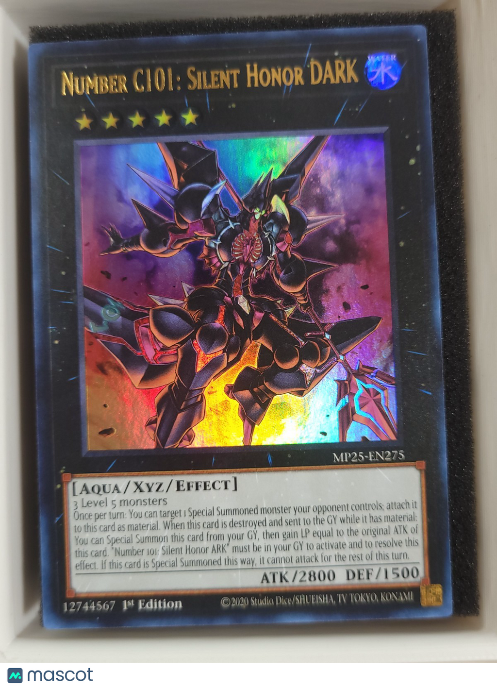 Yu-Gi-Oh! TCG Number C101: Silent Honor DARK MP25-EN275 holo 1st Edition