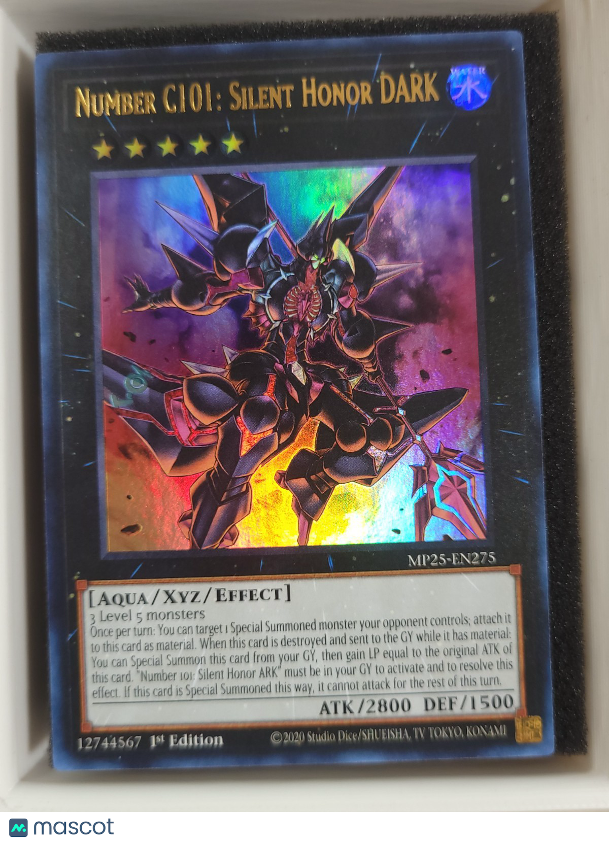 Yu-Gi-Oh! TCG Number C101: Silent Honor DARK MP25-EN275 holo 1st Edition