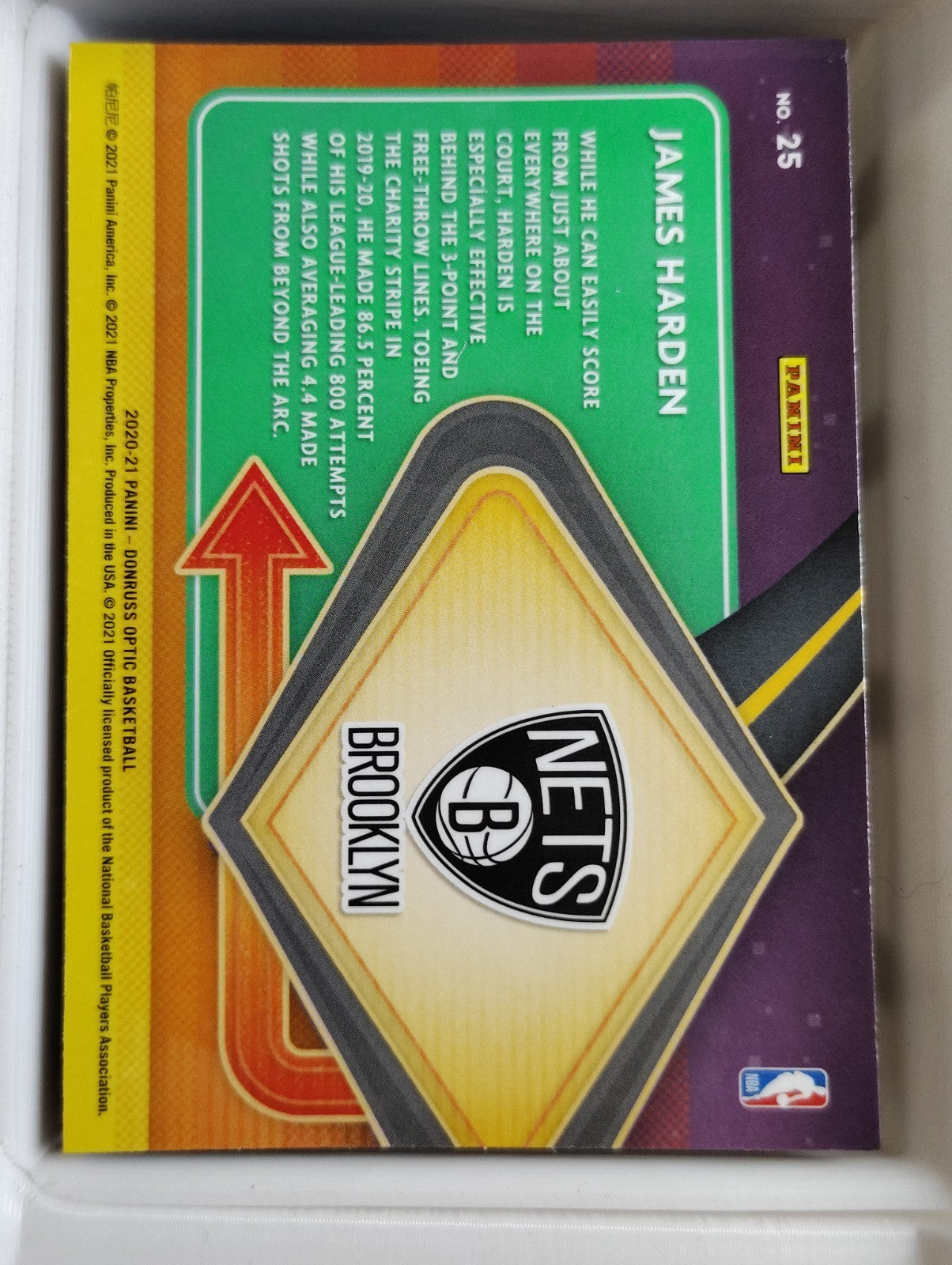 2020-21 Panini Donruss Optic - Express Lane James Harden #25