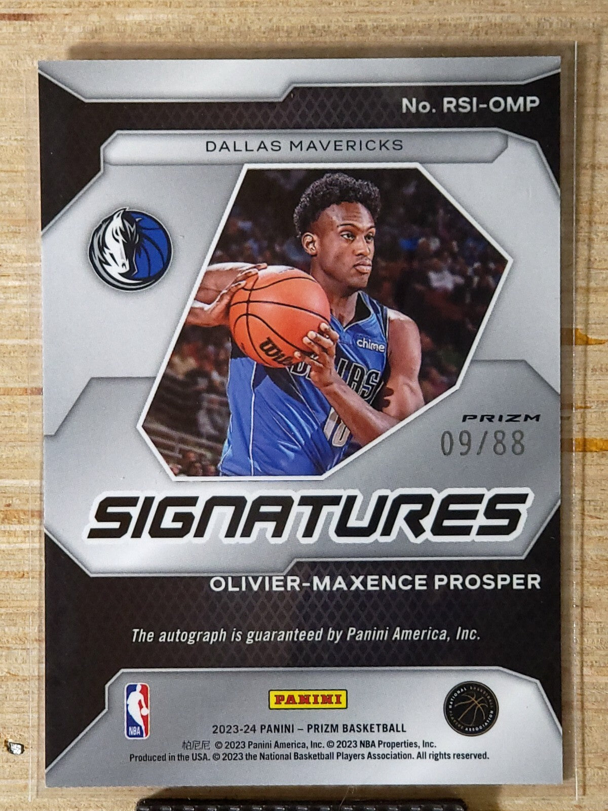 2024 Panini Prizm Signatures Olivier-Maxence Prosper #RSI-OMP Choice Red  /88