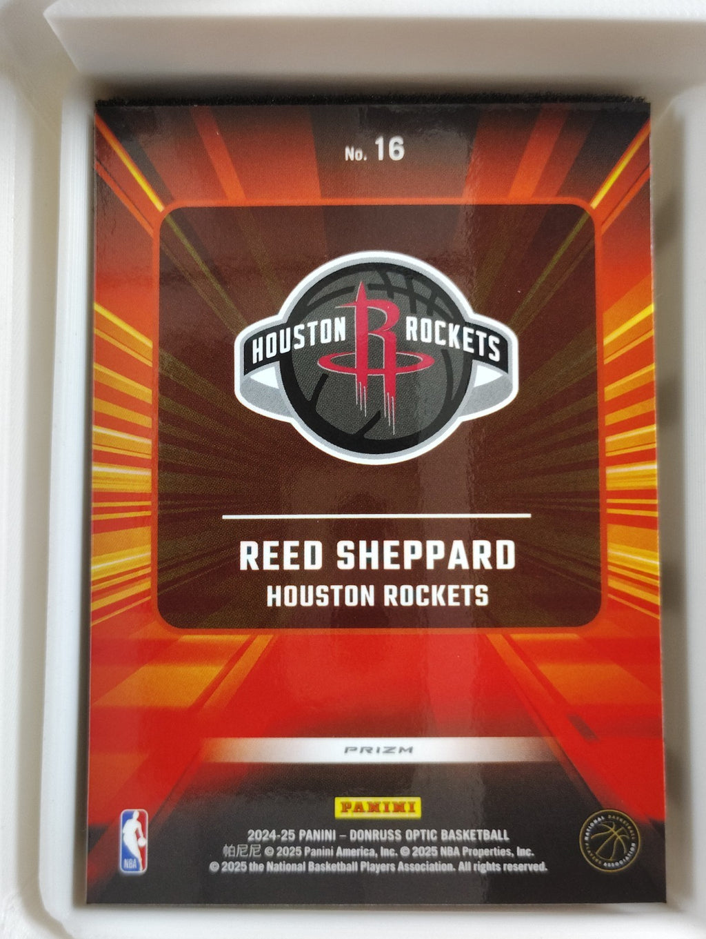 2024-25 Panini Donruss Optic Express Lane Reed Sheppard #16 Purple