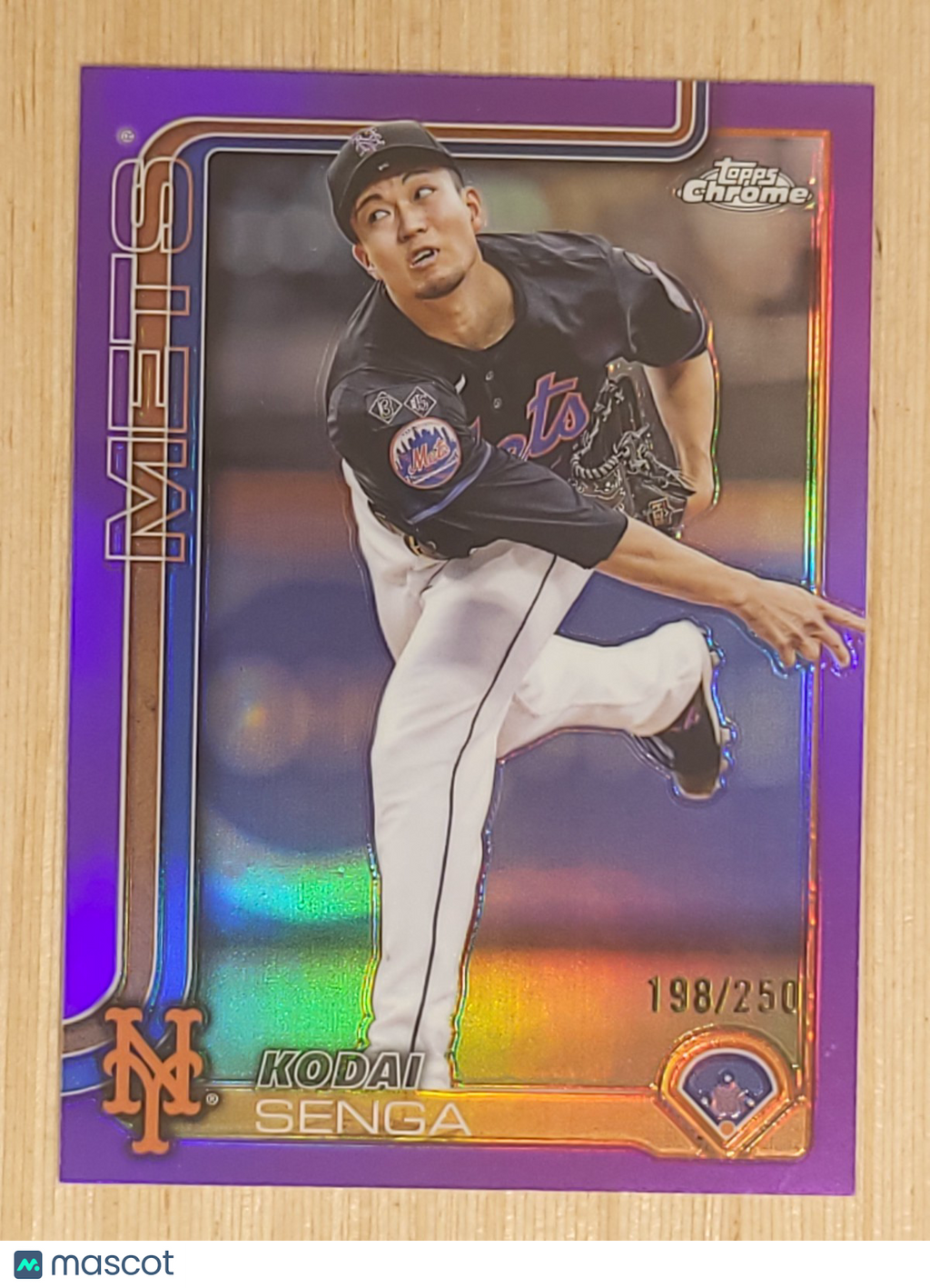 2025 Topps Chrome - Kodai Senga #246 Purple 198/250