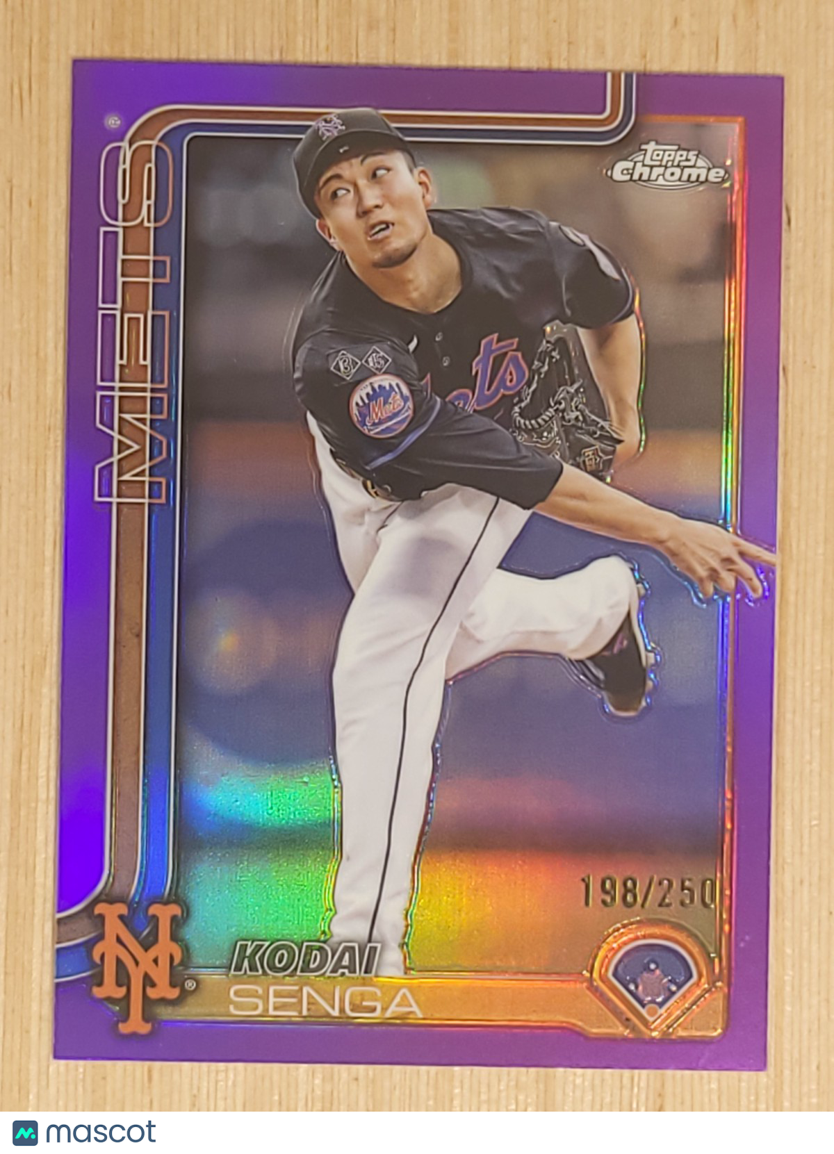 2025 Topps Chrome - Kodai Senga #246 Purple 198/250