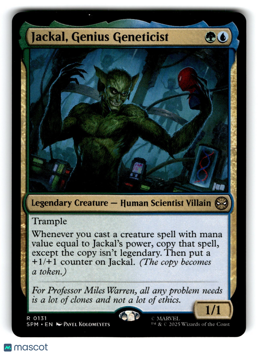 Jackal, Genius Geneticist Marvel's Spider-Man Regular