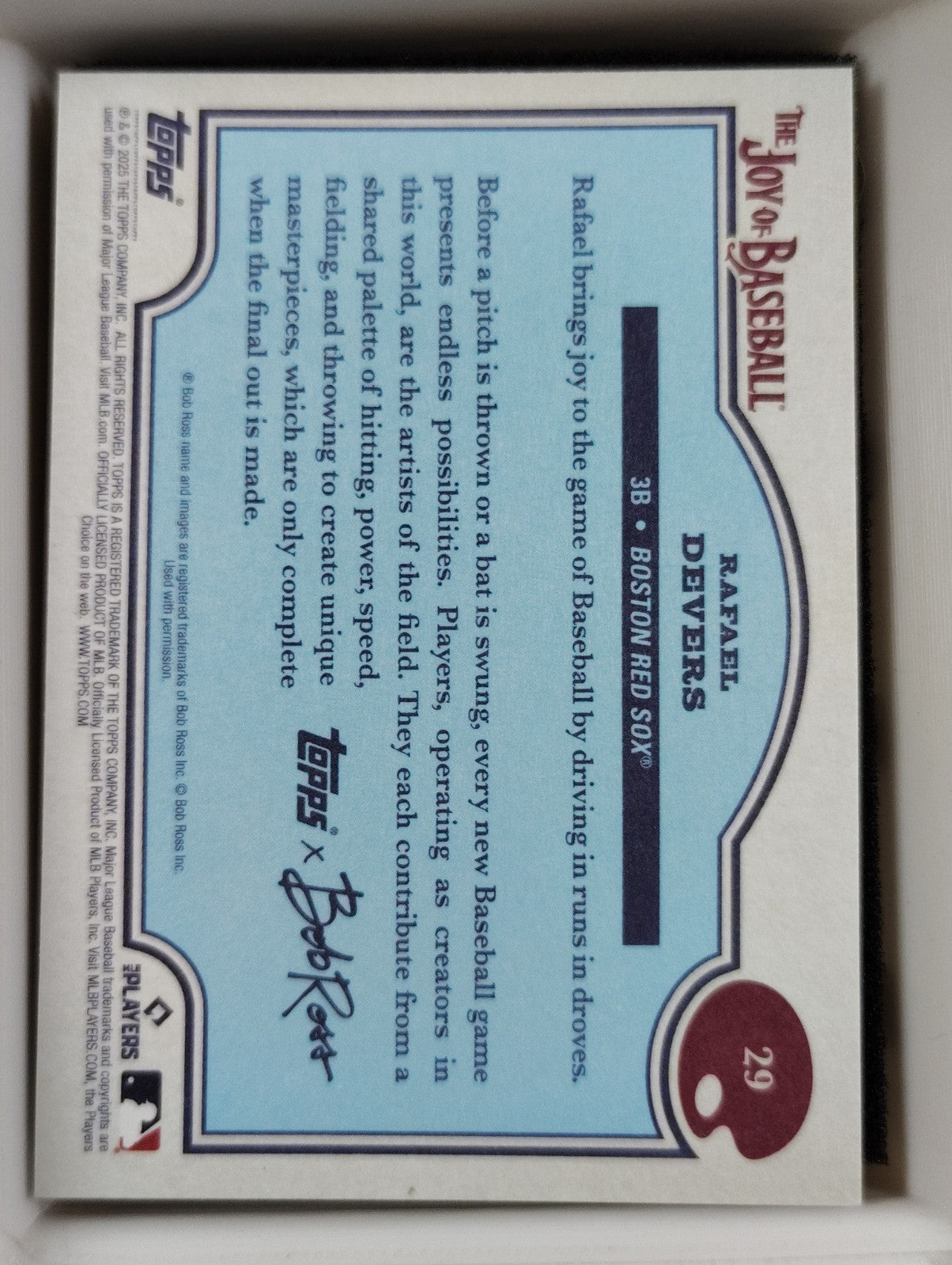 2025 Topps X Bob Ross The Joy of Baseball - Rafael Devers #29