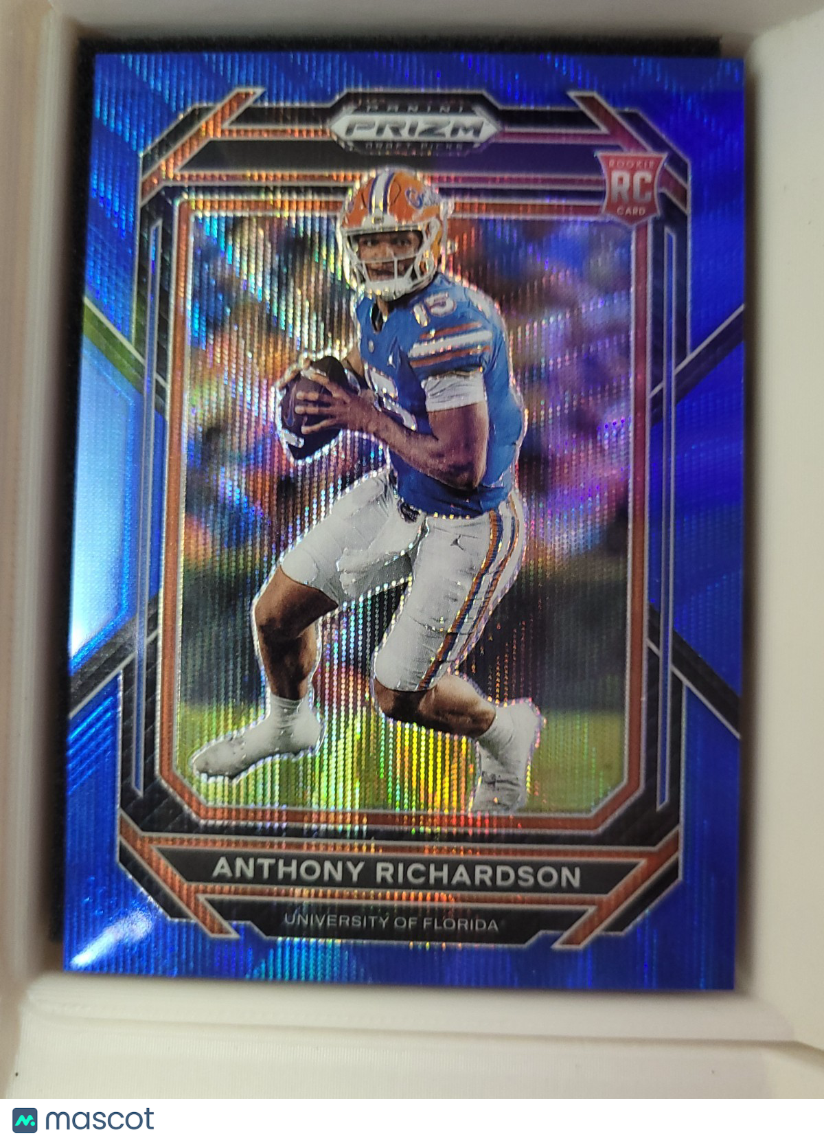 2023 Panini Prizm Draft Picks Anthony Richardson #104 Blue Wave 030/249