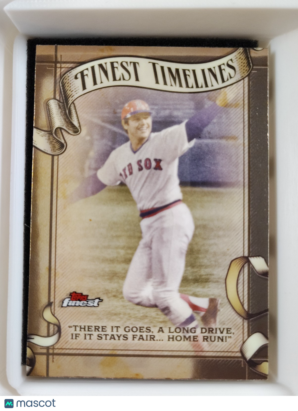 2025 Topps Finest Finest Timelines #FT-17 Carlton Fisk