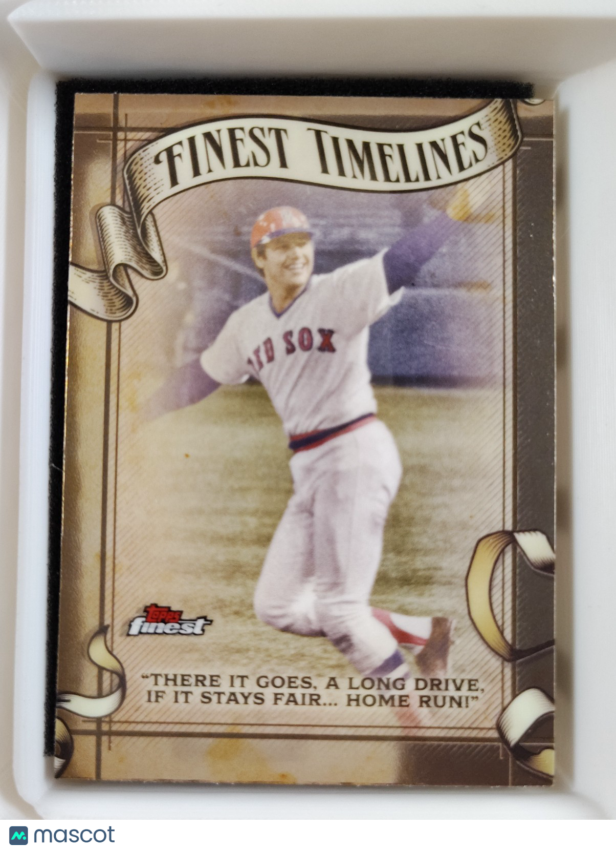 2025 Topps Finest Finest Timelines #FT-17 Carlton Fisk