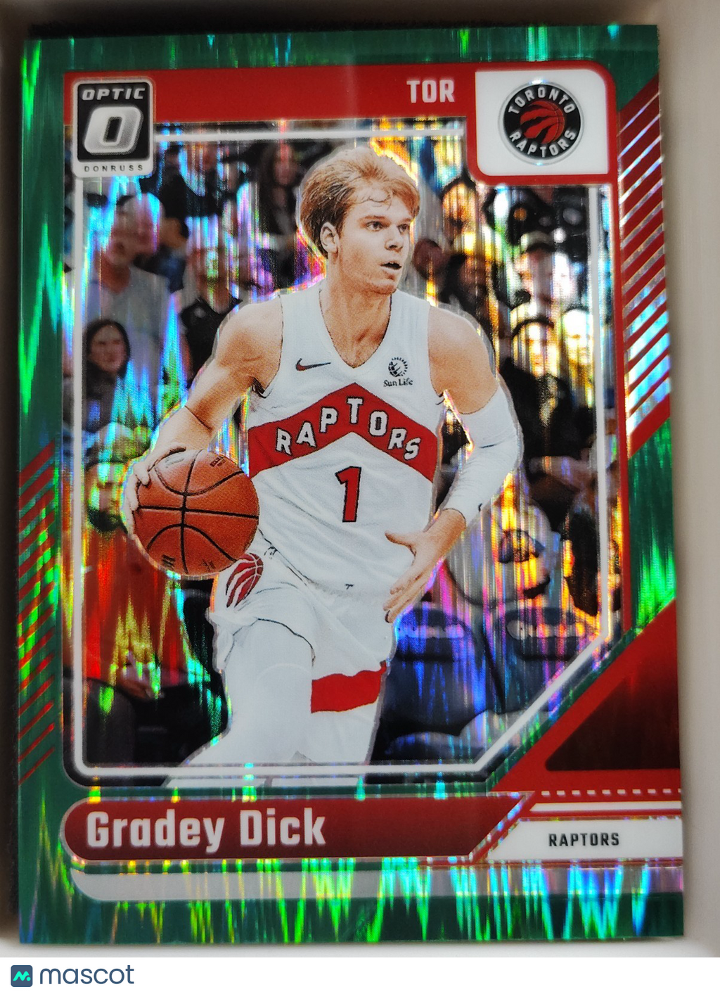2024-25 Panini Donruss Optic #184 Gradey Dick Green Shock 124/149