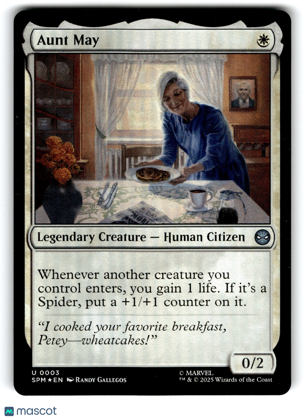 Aunt May Marvel's Spider-Man Regular Foil
