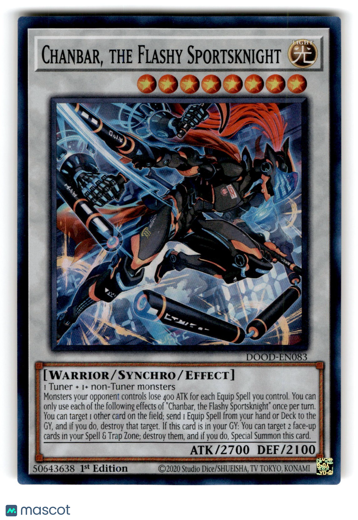 Chanbar, The Flashy Sportskinght DOOD-EN083