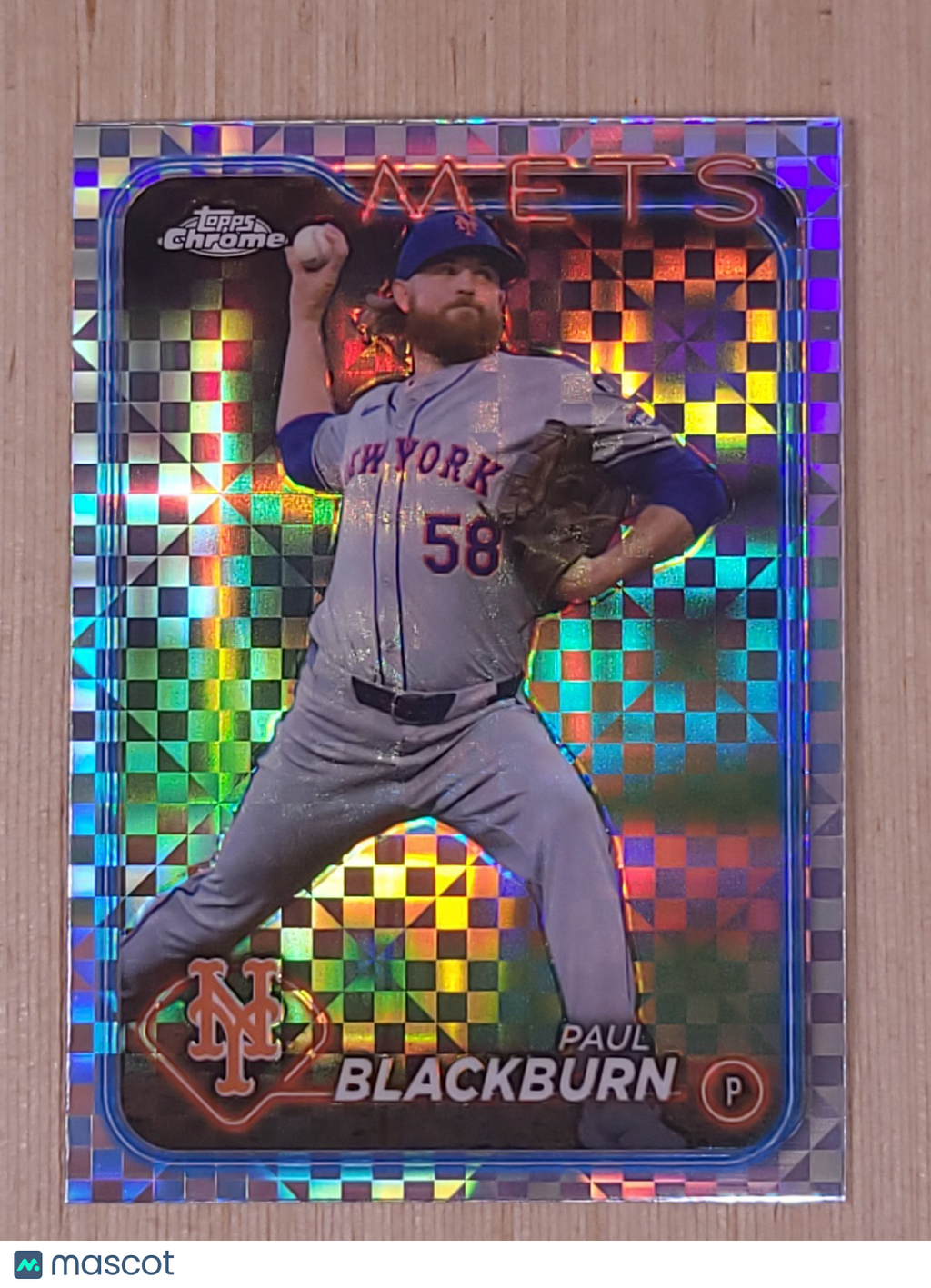 2024 Topps Chrome Update Series - Paul Blackburn #USC116 X-Fractor