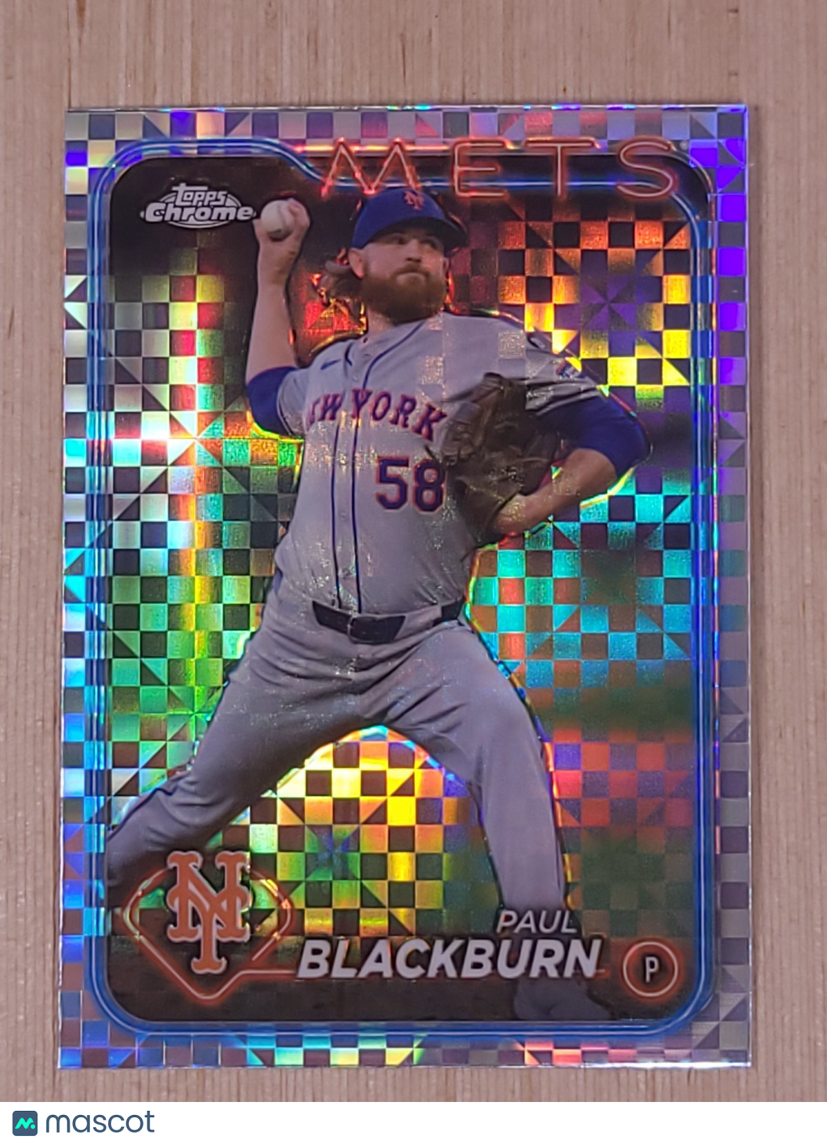 2024 Topps Chrome Update Series - Paul Blackburn #USC116 X-Fractor