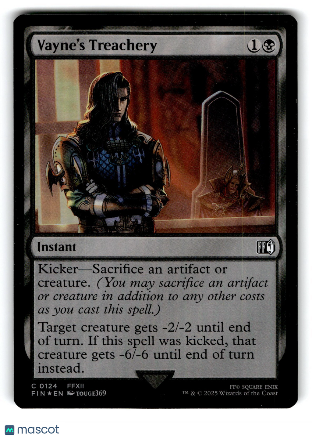 Final Fantasy Magic: The Gathering Vayne's Treachery Foil