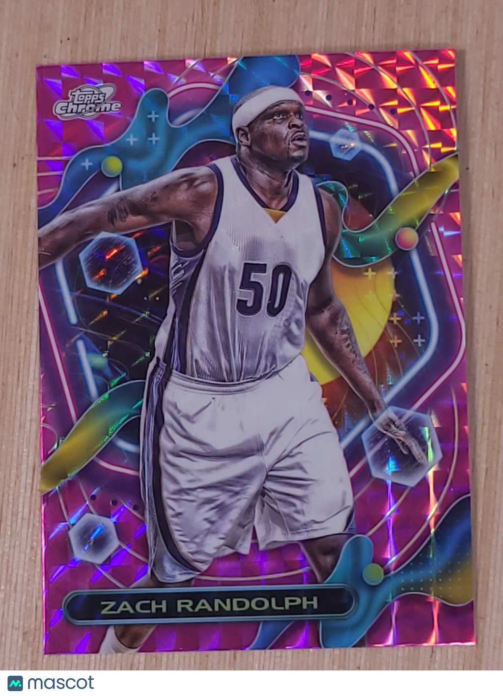 2023-24 Topps Cosmic Chrome - Zach Randolph #144 Pink Geometric