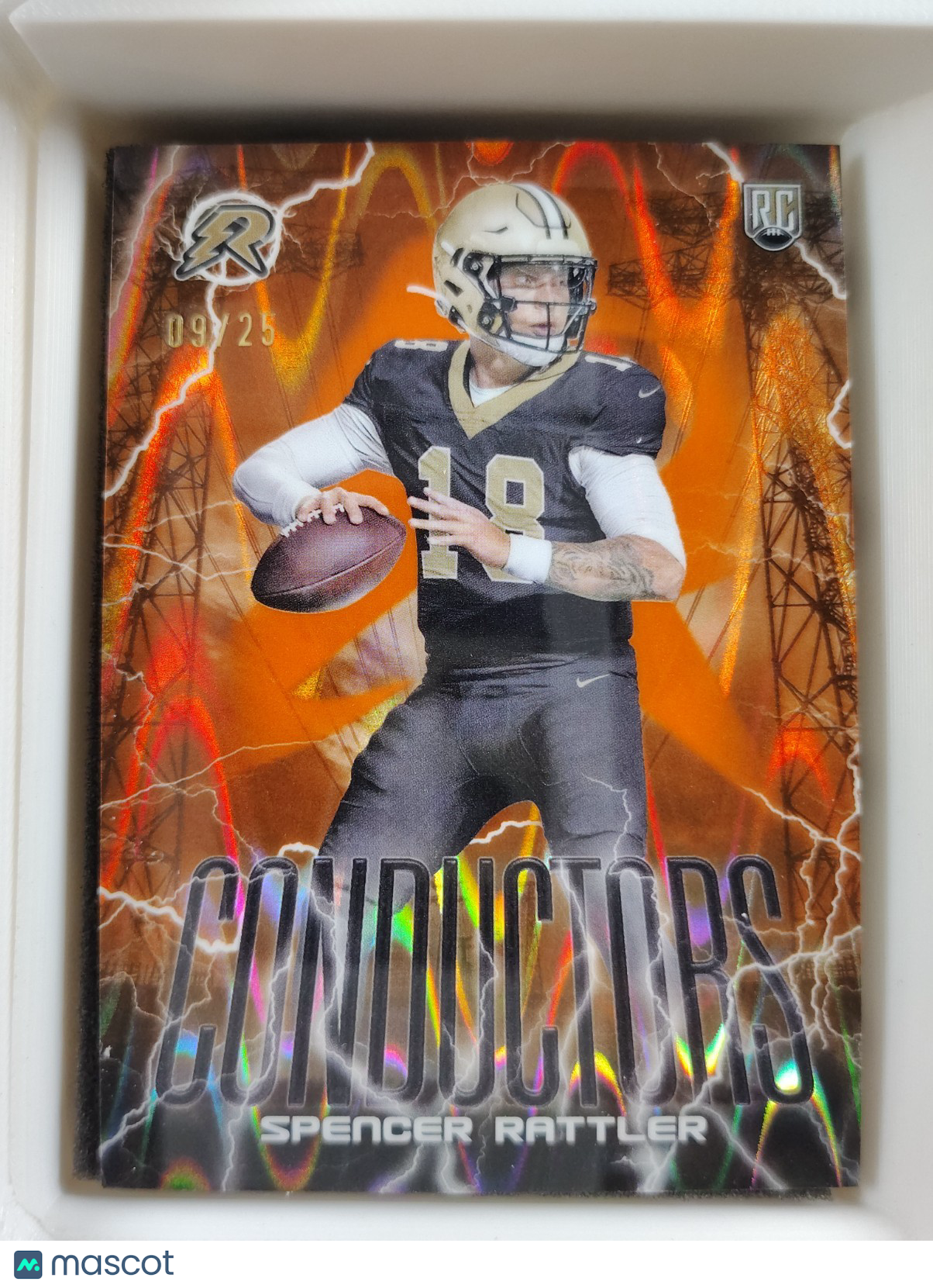 2024 Topps Resurgence - Conductors Spencer Rattler #C-9 Orange Power Surge 09/25