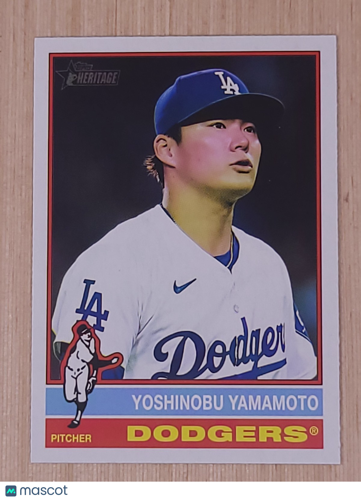 2025 Topps Heritage Yoshinobu Yamamoto #172
