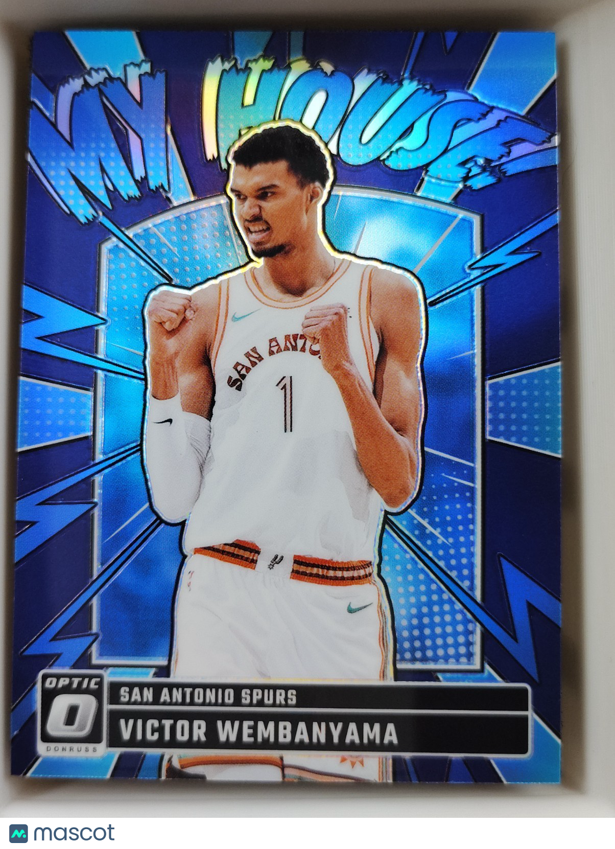 2024-25 Panini Donruss Optic My House Victor Wembanyama #19 Purple Prizm