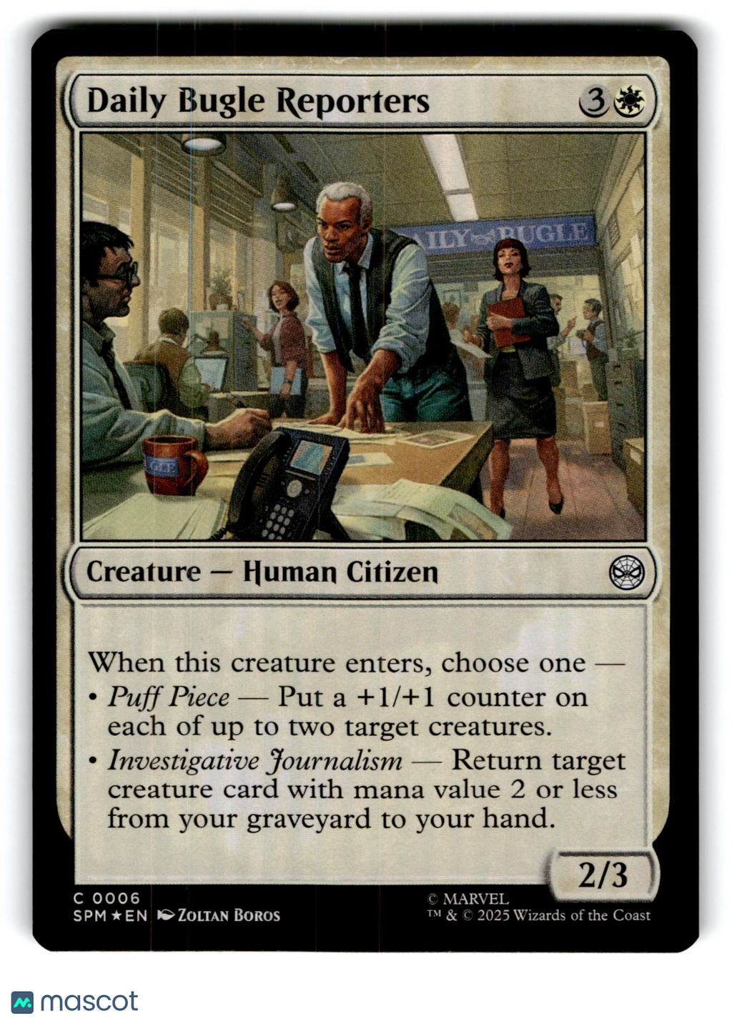 Daily Bugle Reporters Marvel's Spider-Man Regular Foil