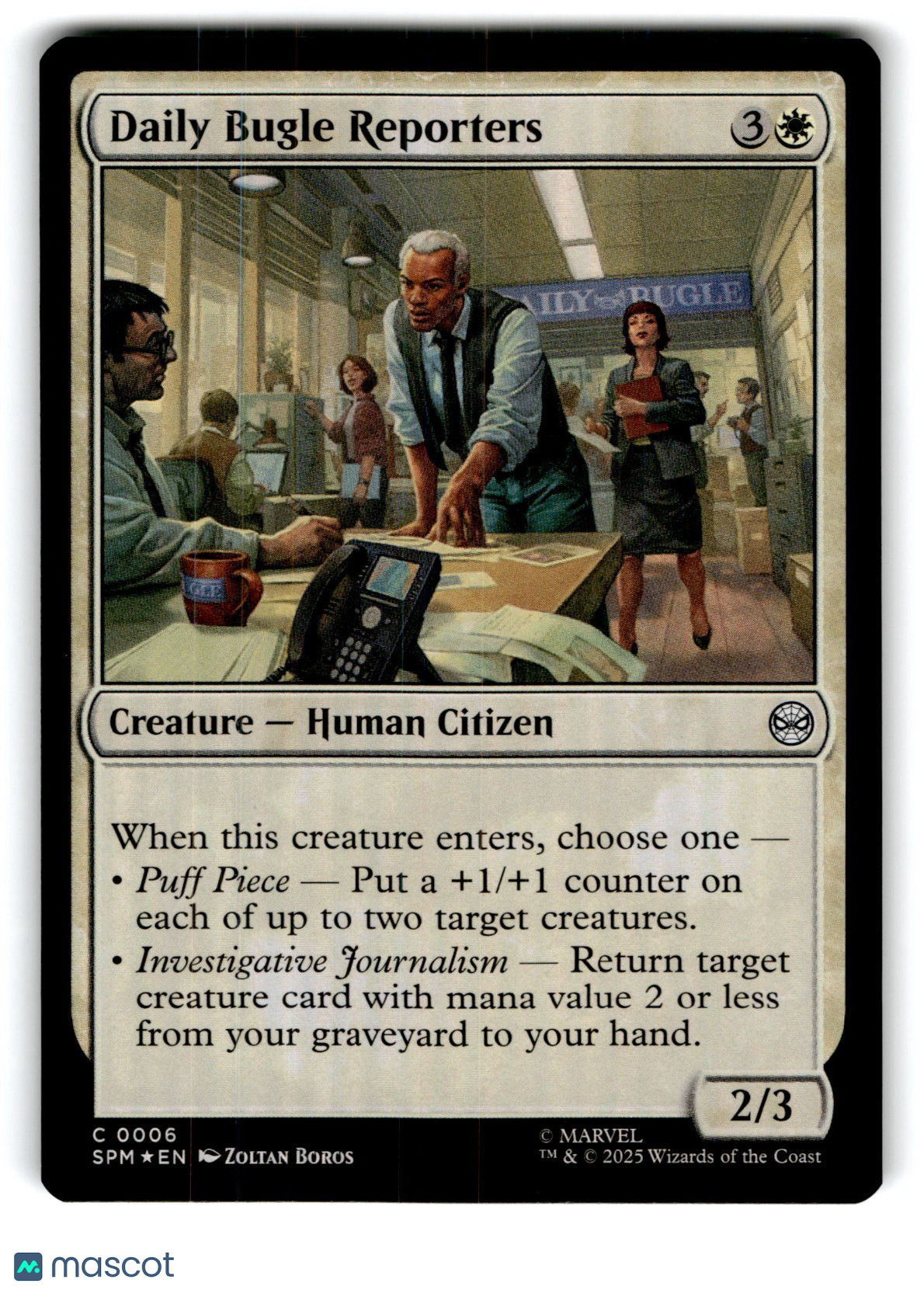 Daily Bugle Reporters Marvel's Spider-Man Regular Foil