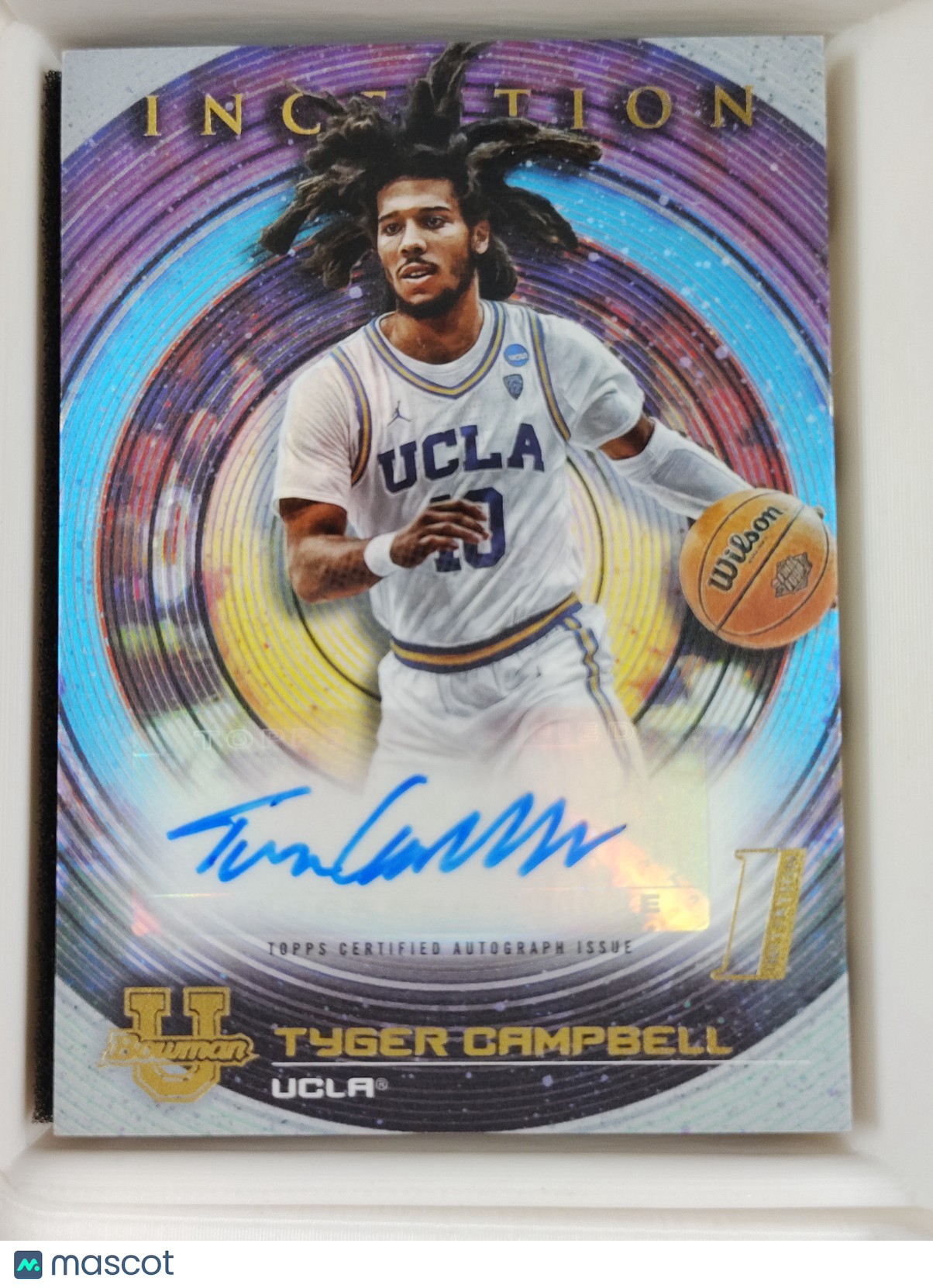 2022-23 Bowman Inception Auto #BIA-TC Tyger Campbell
