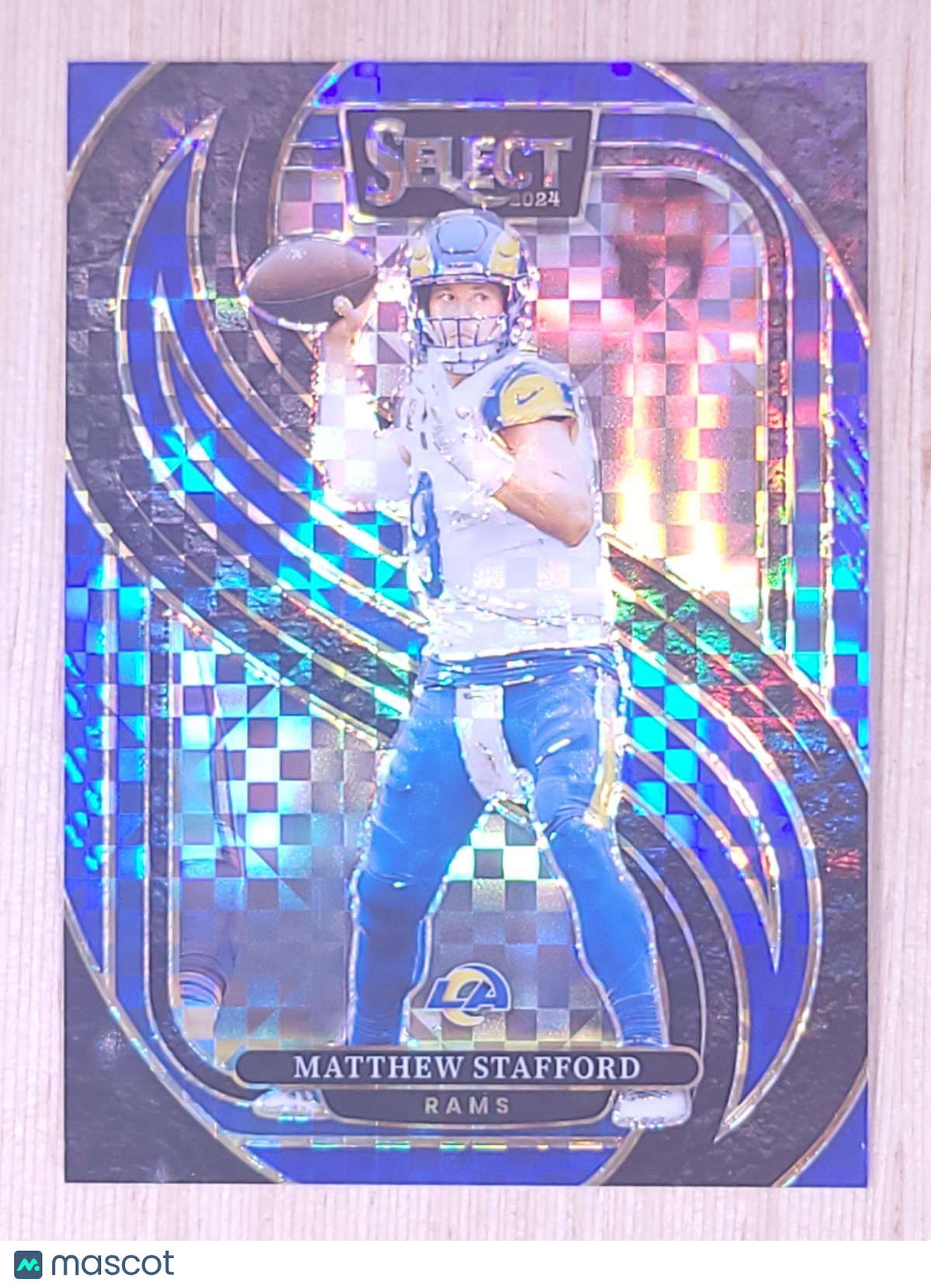 2024 Panini Select #182 Matthew Stafford Premier Level Blue X-Power 152/175