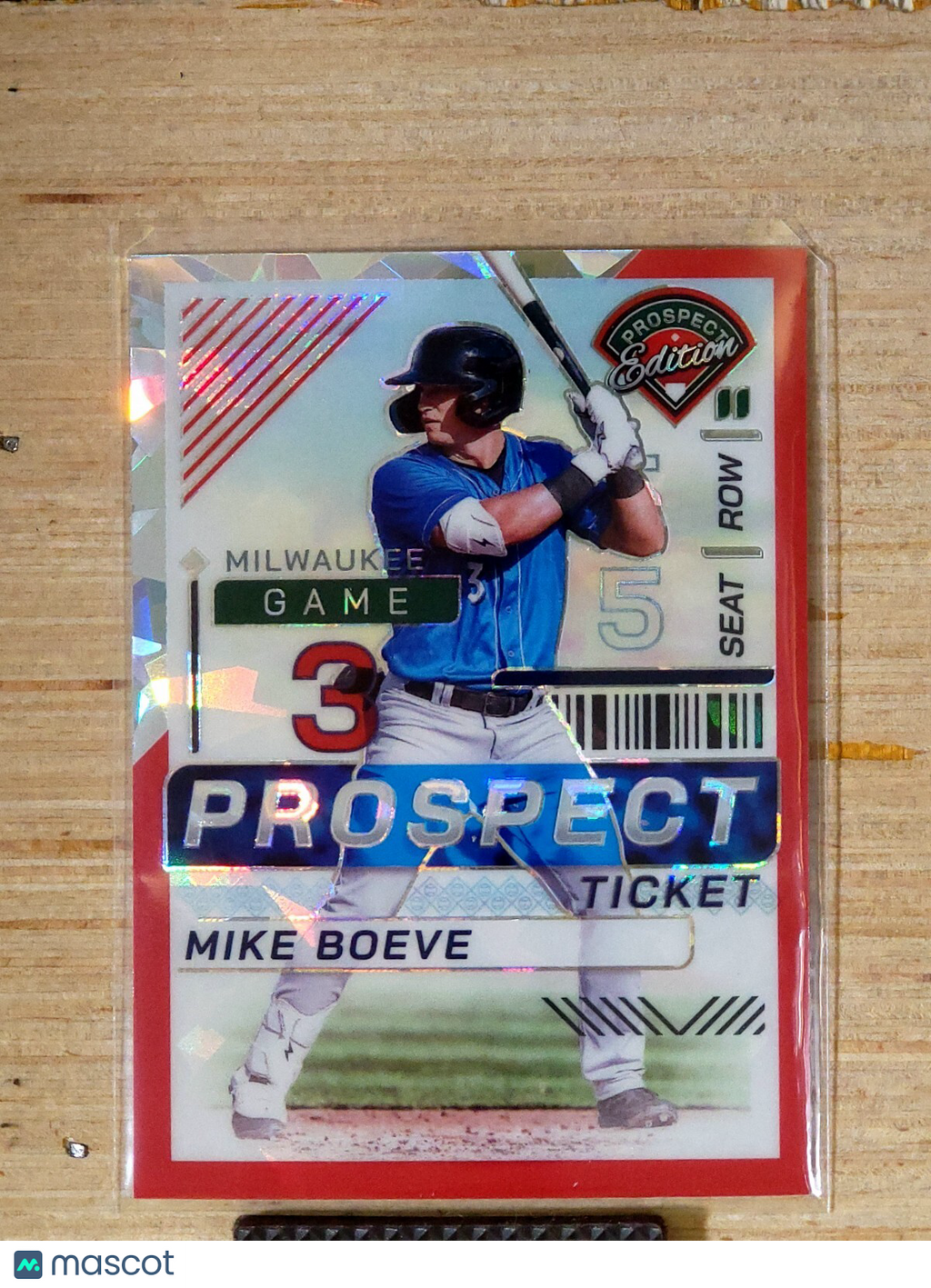 2024 Panini Prospect Edition Mike Boeve #69 Red Ice