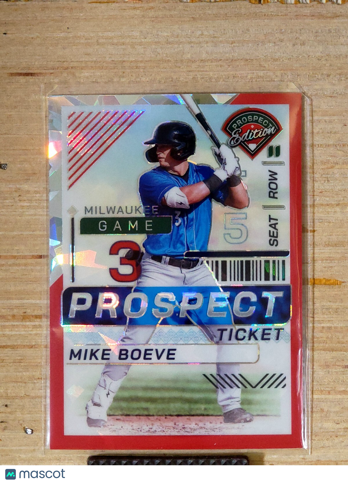 2024 Panini Prospect Edition Mike Boeve #69 Red Ice
