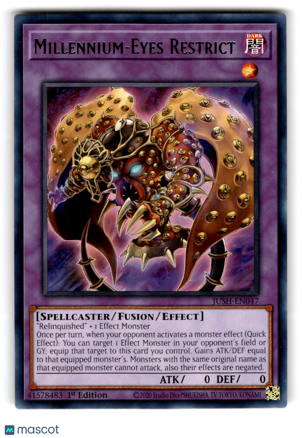 Millennium-Eyes Restrict JUSH-EN047 Justice Hunters 1st Edition