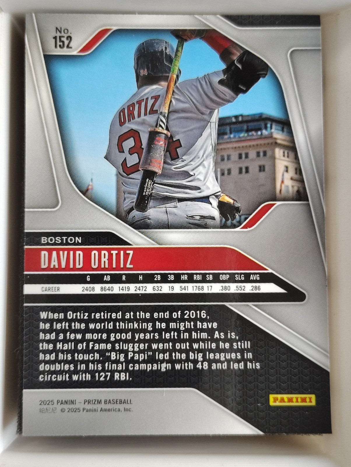 2025 Panini Prizm #152 David Oritiz