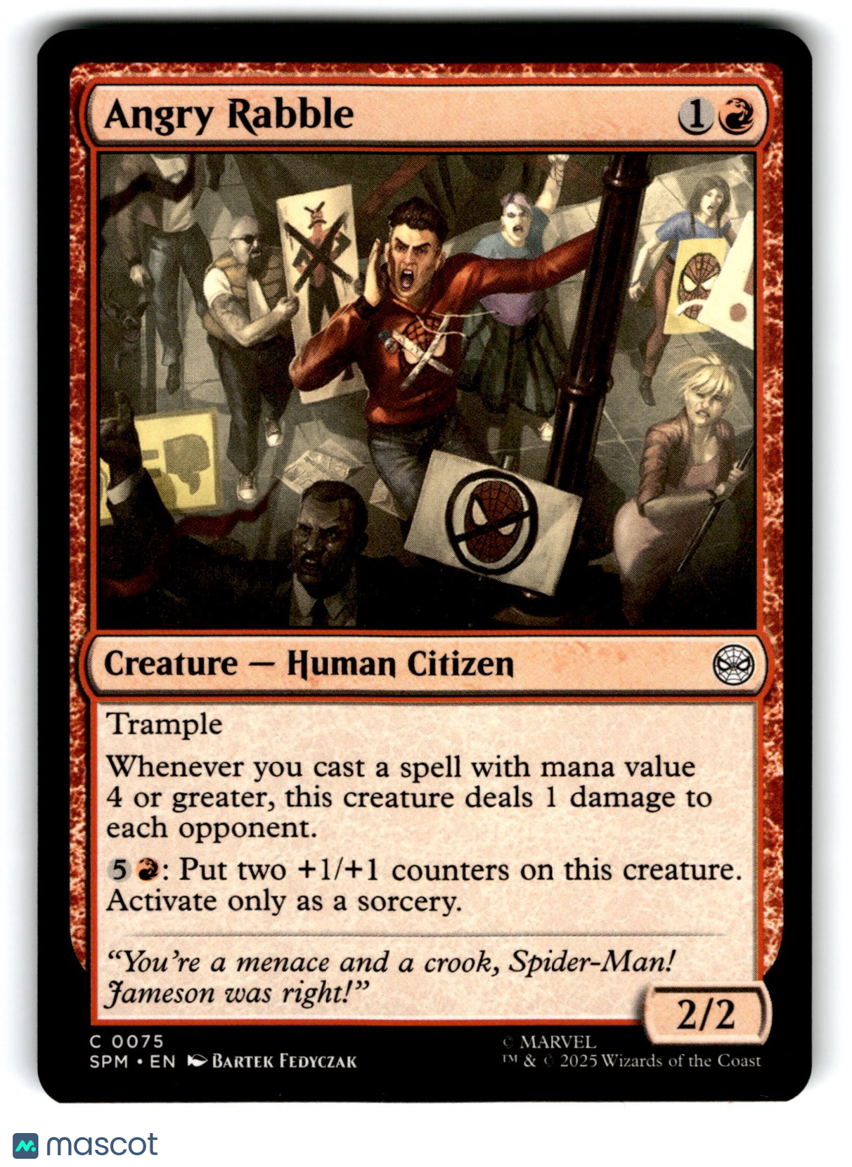 Angry Rabble Marvel's Spider-Man Regular