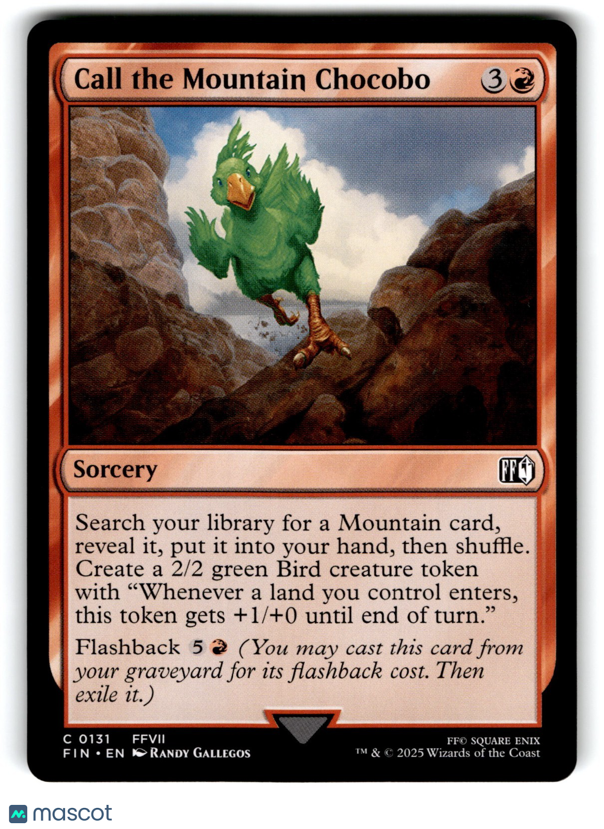 Call the Mountain Chocobo Final Fantasy Regular