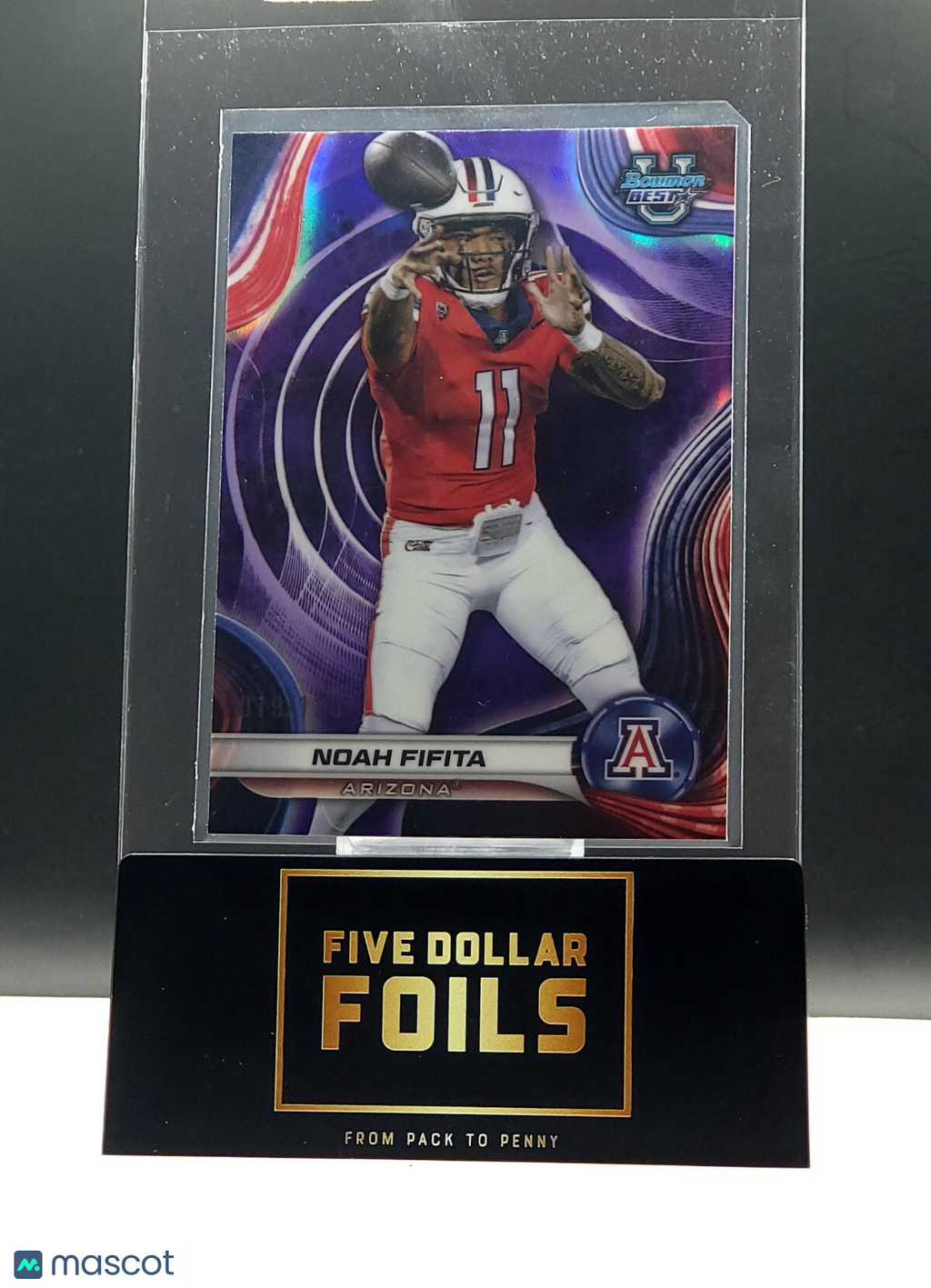 2024 Bowman U Best #79 Noah Fifta Purple 019/125
