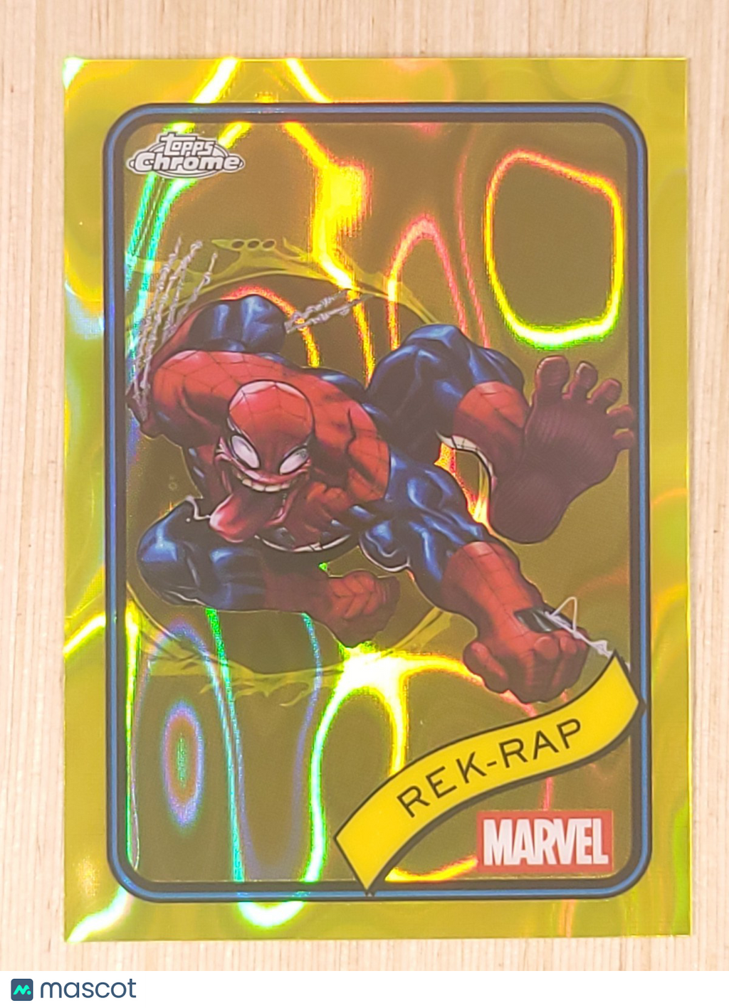 2024-25 Topps Chrome Marvel #54 Rek-Rap Yellow Lava