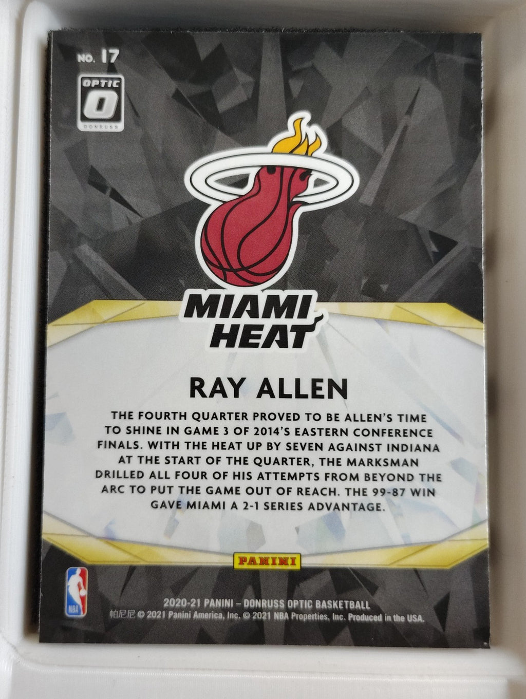 2020-21 Panini Donruss Optic - Winner Stays Ray Allen #17