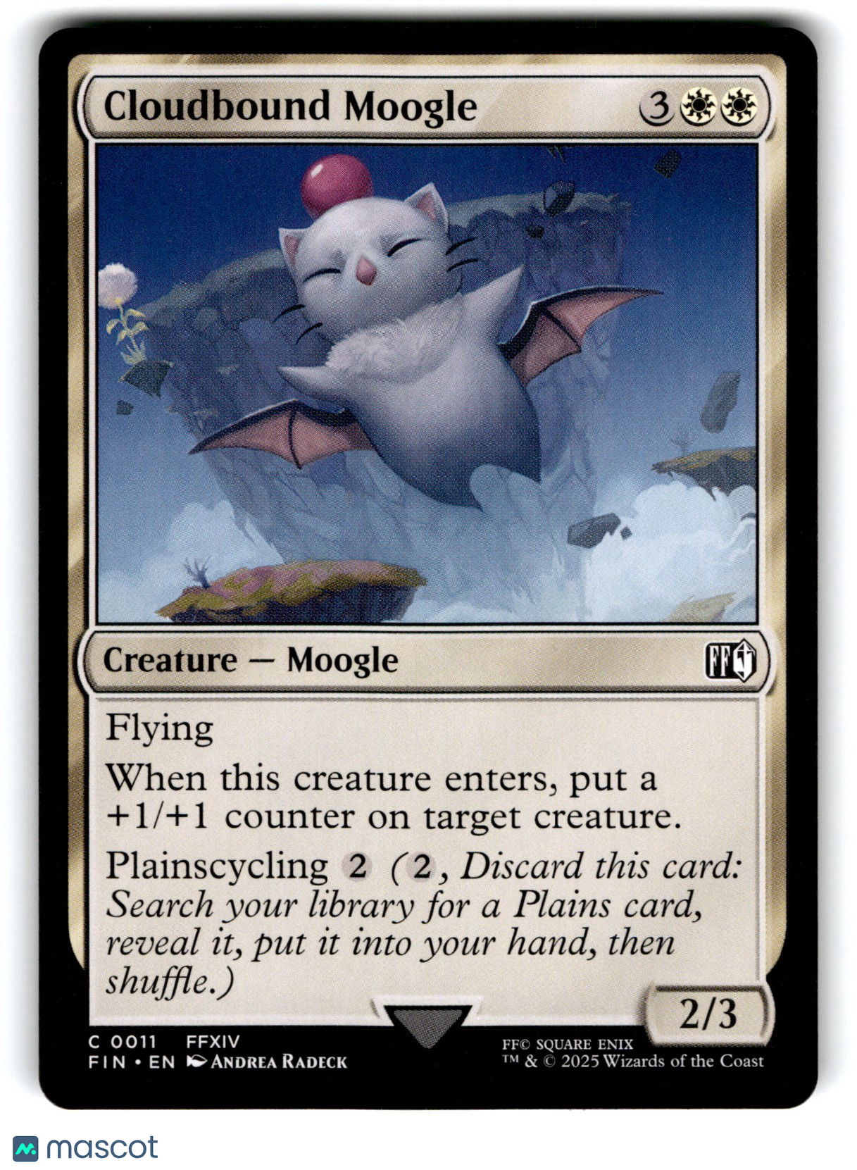 Final Fantasy Magic: The Gathering Cloudbound Moogle