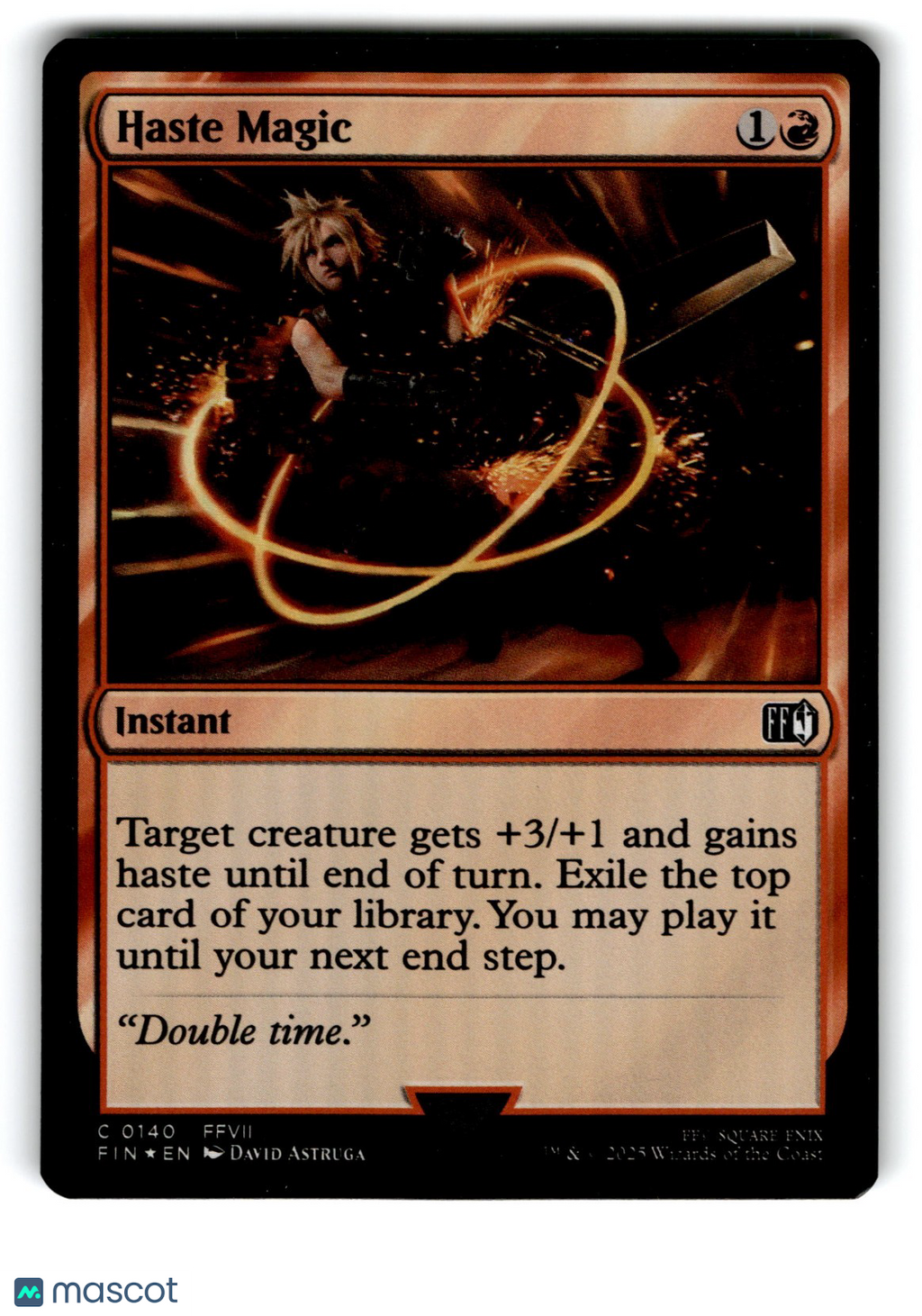 Haste Magic Final Fantasy Foil