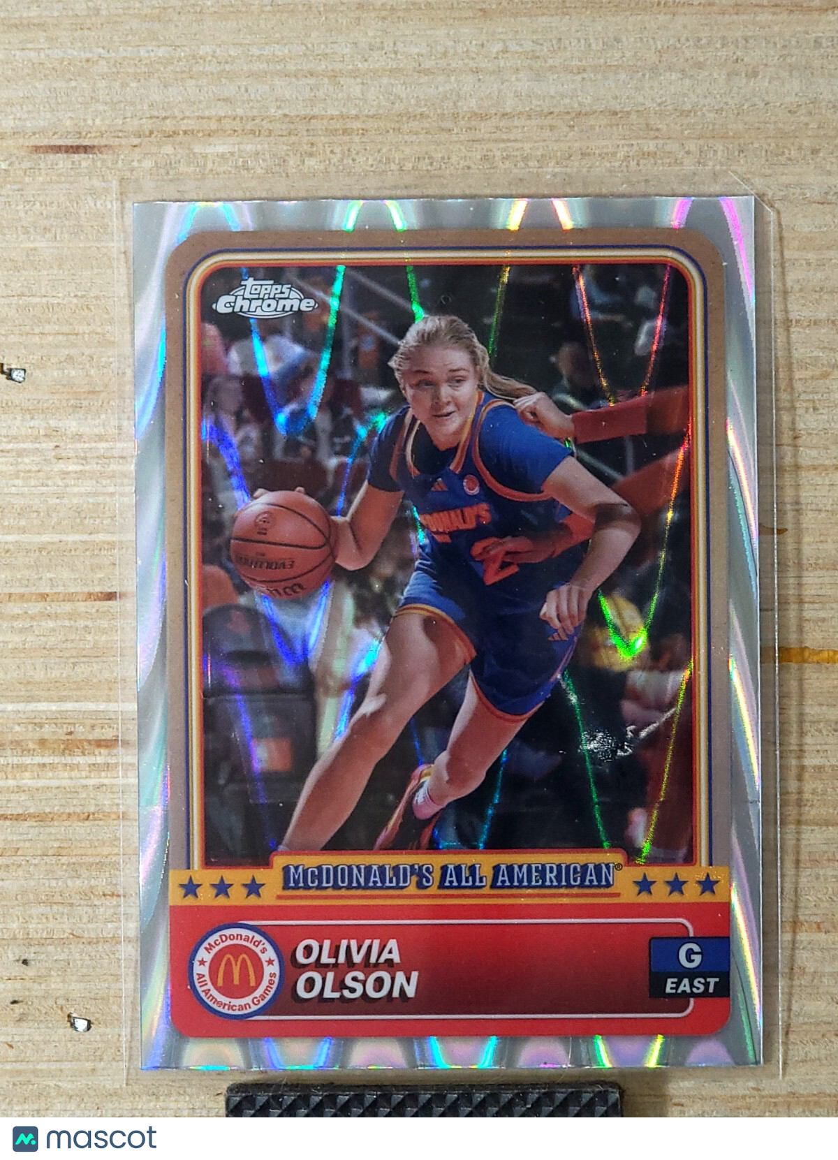 2024 Topps Chrome McDonald's All-American #8 Olivia Olsen Ray-Wave