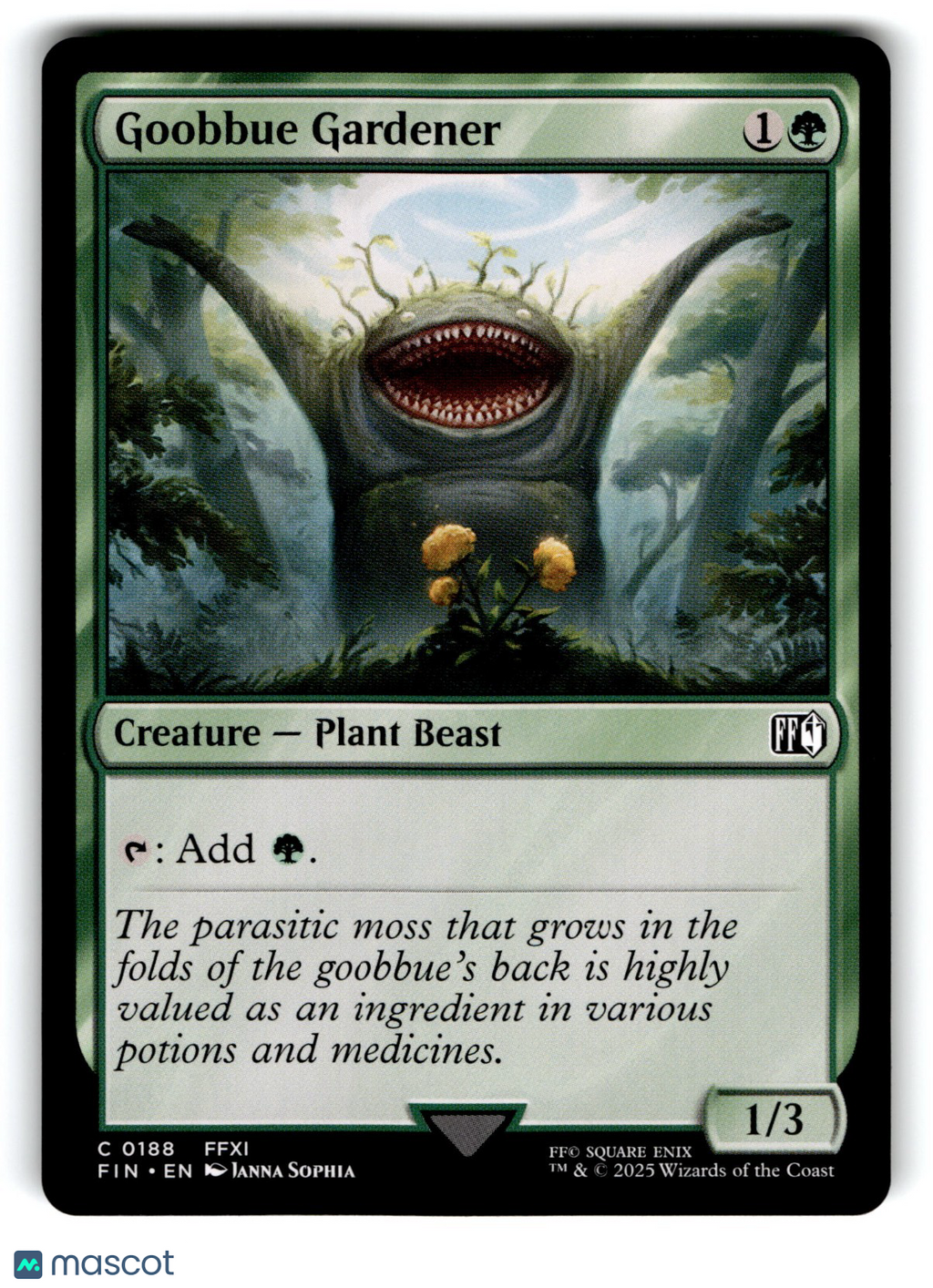 Goobbue Gardener Final Fantasy Regular