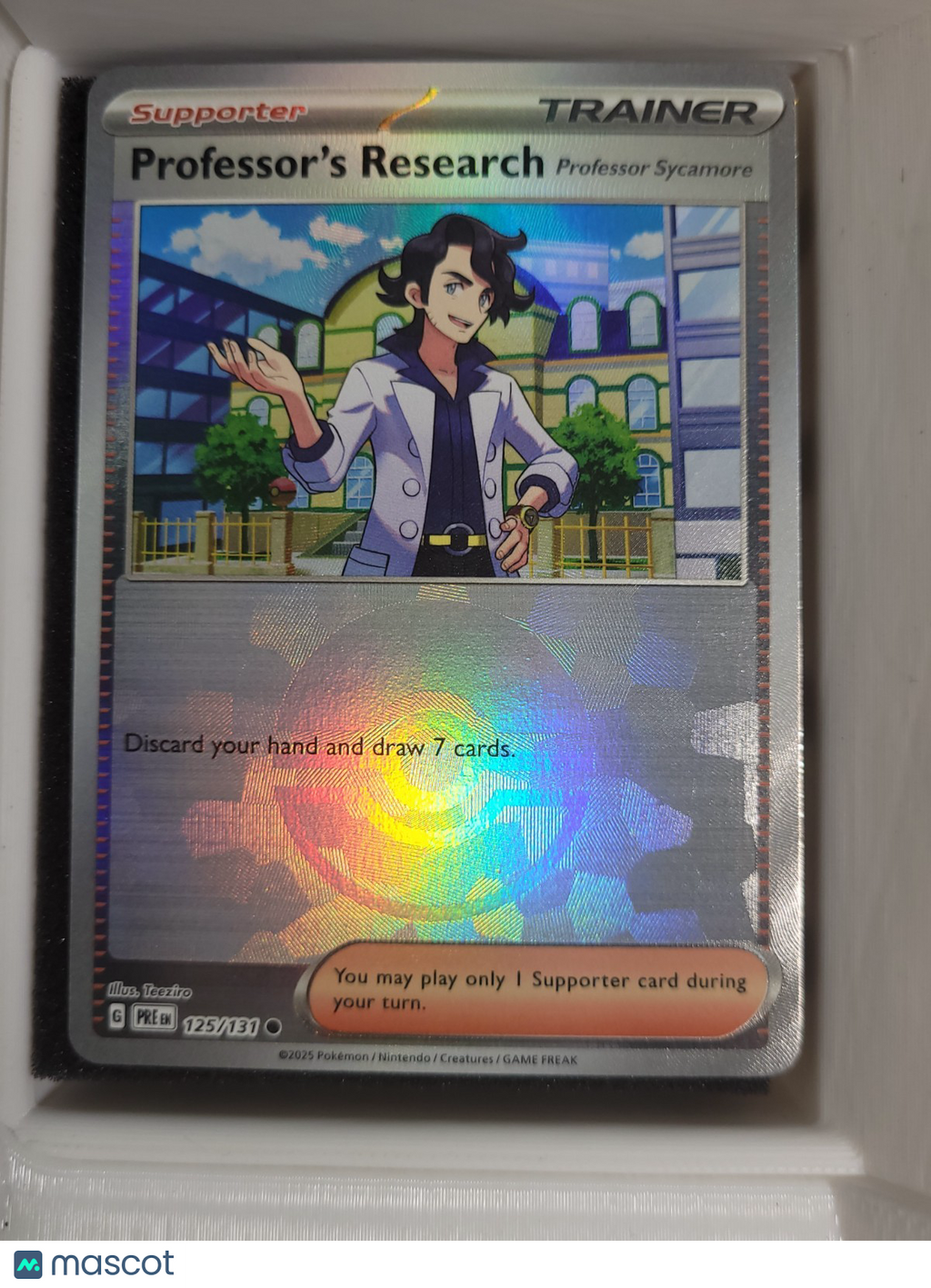 Professor's Research Professor Sycamore Poke Ball Holo 125/131 Holo Pokemon TCG